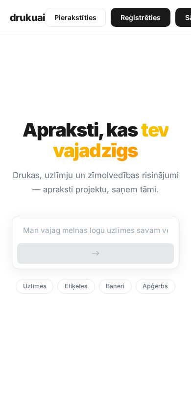 Drukuai mobilā versija