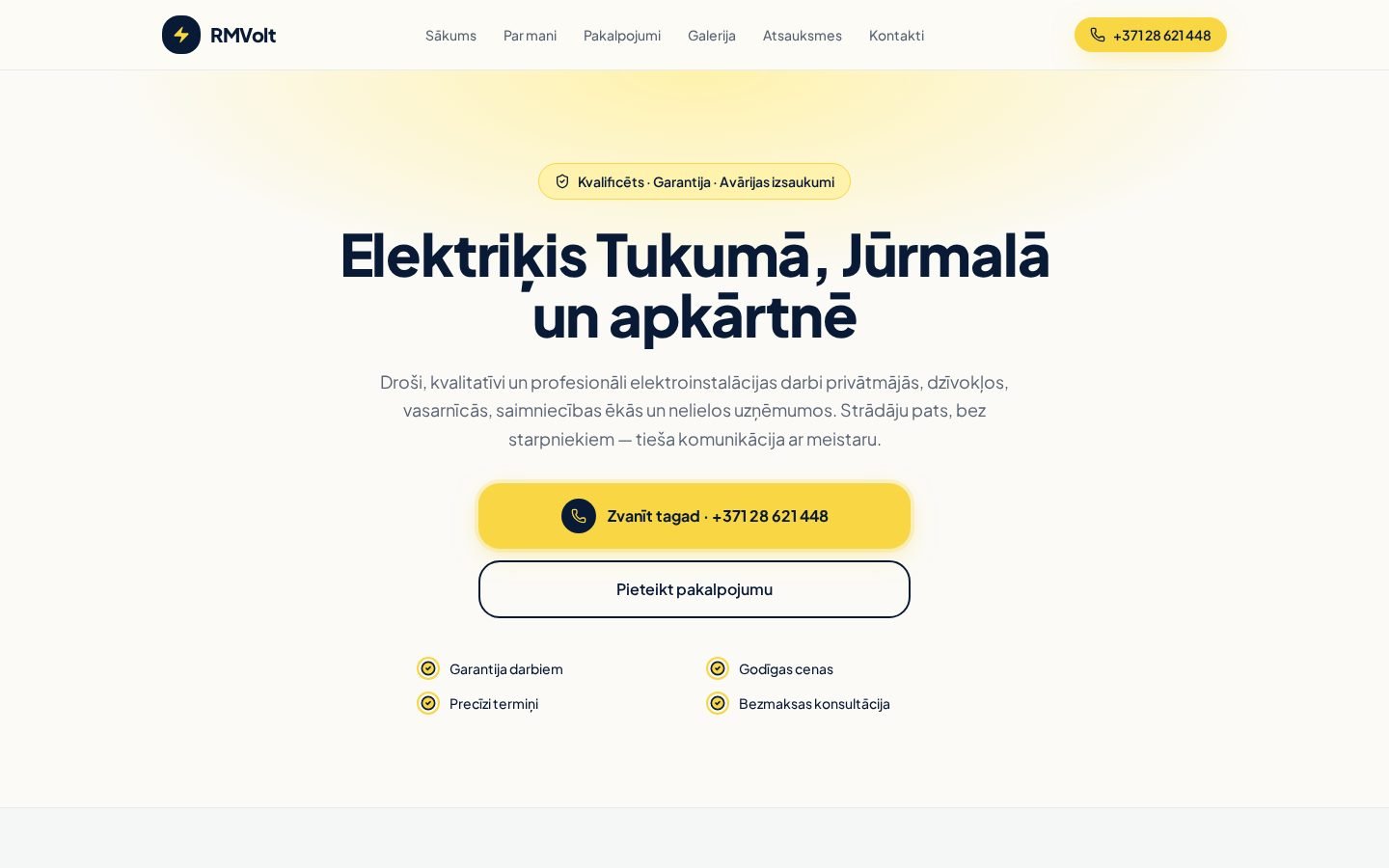 RMVolt mājaslapas priekšskatījums